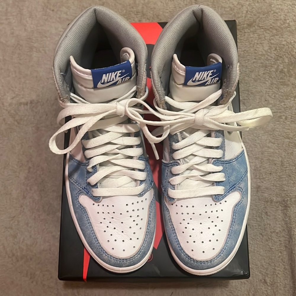 Jordan 1 retro high hyper royal smoke grey nike size 6 - Picture 5 of 6